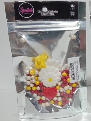 MIX PERLAS Y FORMAS MARGARITA SPRINK x50gr