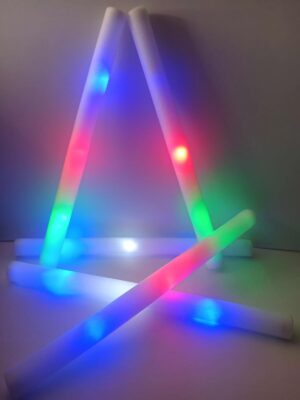 ROMPECOCO GOMA ESPUMA CON LUZ MULTICOLOR x1