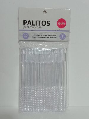 PALITO PARA CHUPETIN CRISTAL 10cm.x36 PARPEN