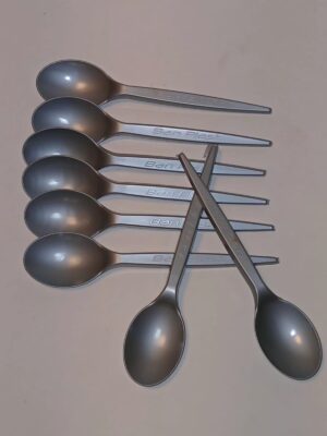 CUCHARA REFORZADA PLATEADA (16 Cm) x10