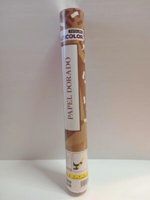 CAÑON CARIOCA METALIZADO DORADO CADENACI 40 cm x1