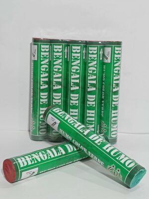 BENGALA DE HUMO VERDE PARTY STORE x5u BHVE